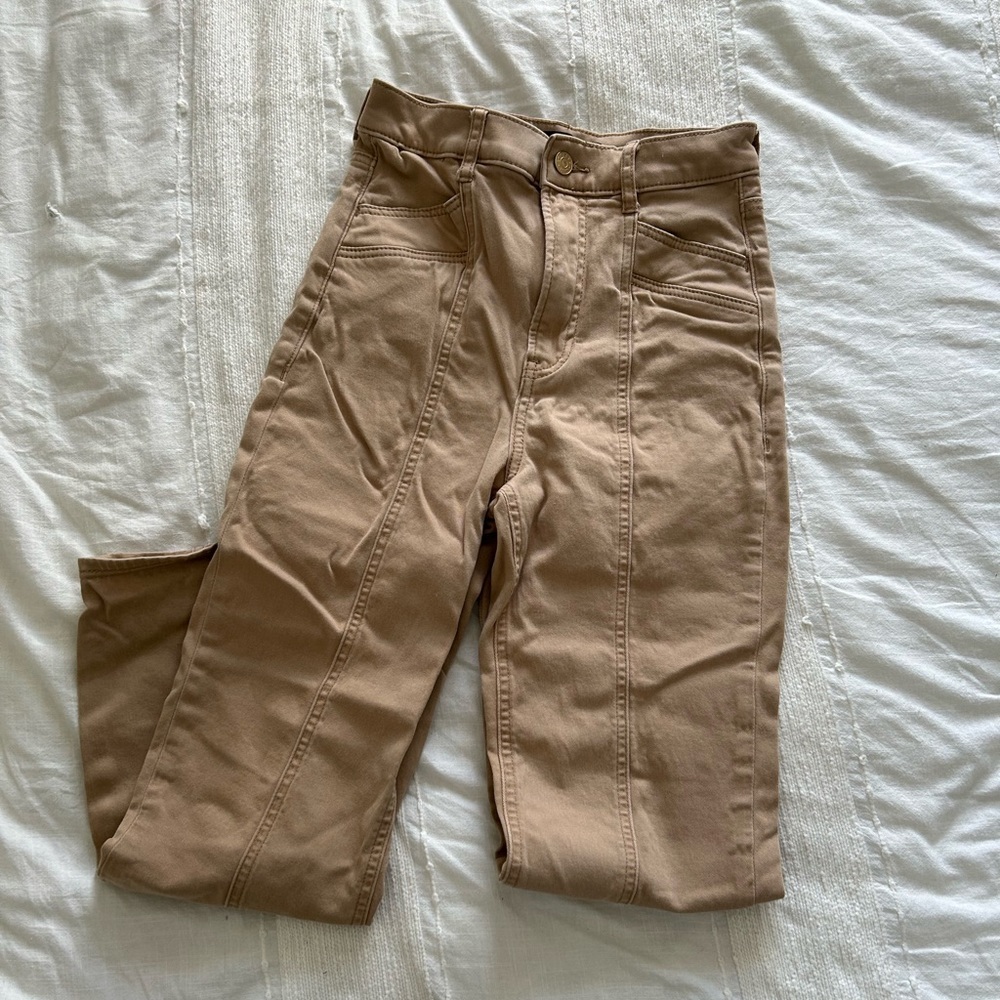 Express Straight Super High Rise Pants
